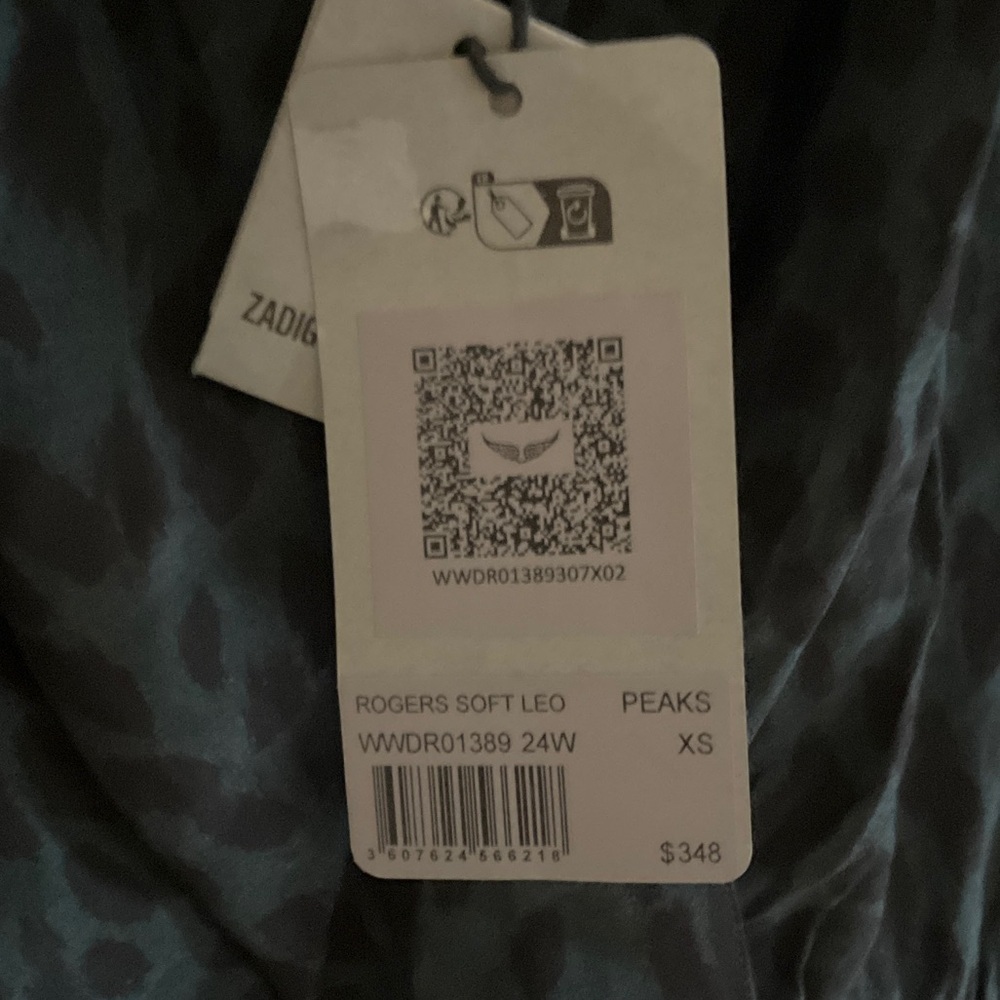 Zadig & Voltaire Rogers Leopard Print Mini Dress - Picture 4 of 6